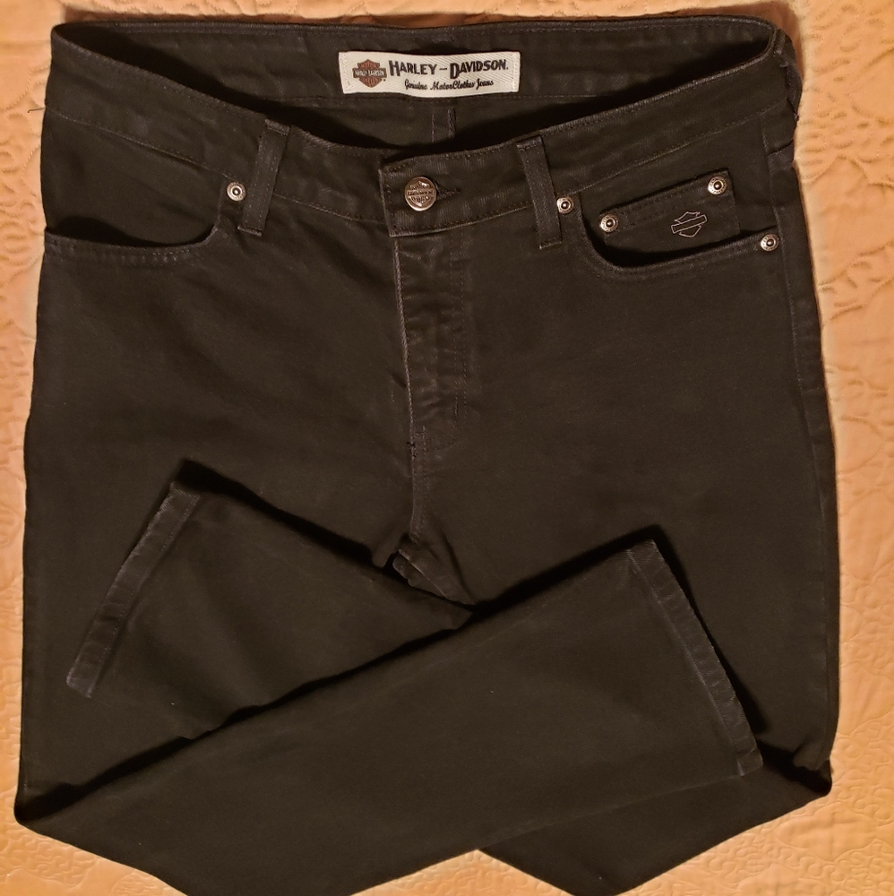 Harley Davidson Black Ladies Jeans